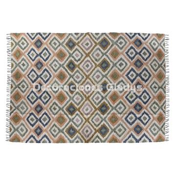 ALFOMBRA ALGODON  BORDADO - Imagen 1