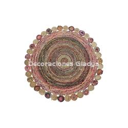 ALFOMBRA ALGODON JUTE - Imagen 1