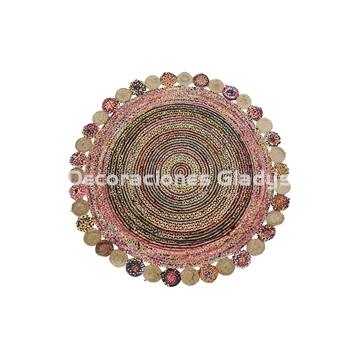 ALFOMBRA ALGODON JUTE - Imagen 1