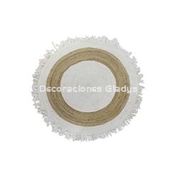 ALFOMBRA ALGODON YUTE  FLECOS - Imagen 1