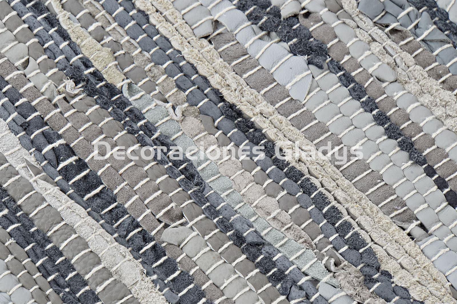 ALFOMBRA PIEL ALGODON FLECOS - Imagen 3