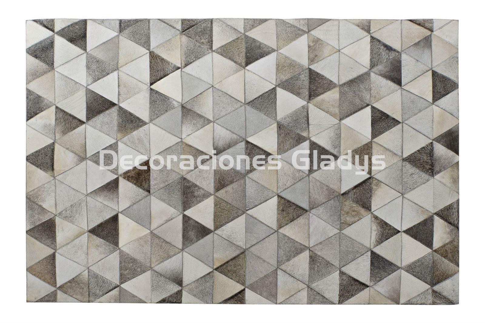 ALFOMBRA PIEL GRIS CLARO - Imagen 1