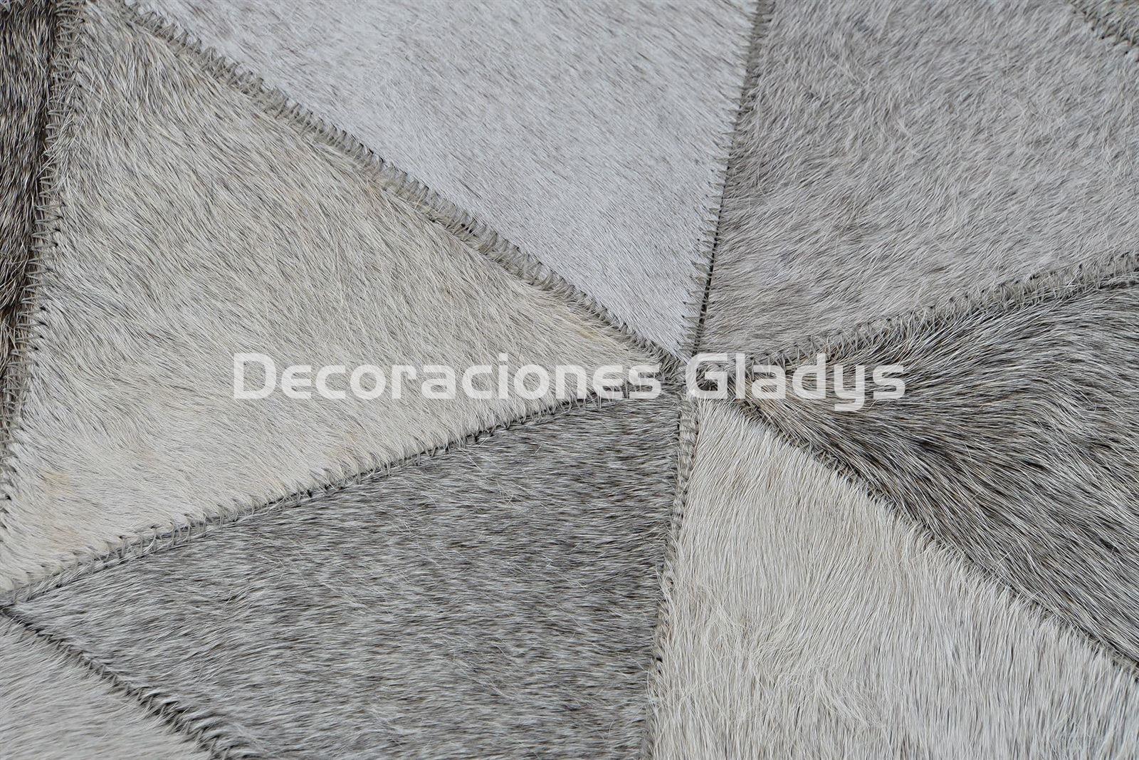 ALFOMBRA PIEL GRIS CLARO - Imagen 3