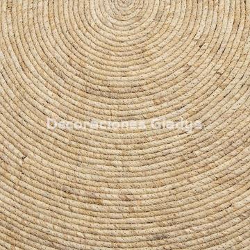 ALFOMBRA REDONDA ALGA NATURAL - Imagen 2