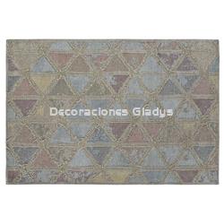 ALFOMBRA ROMBOS PASTEL - Imagen 1