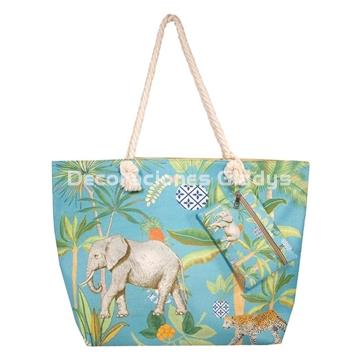 BOLSO PLAYA  SAFARI VINTAGE - Imagen 1