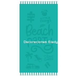 BOLSO Y TOALLA PLAYA BEACH AGUA SUN & SURF - Imagen 2