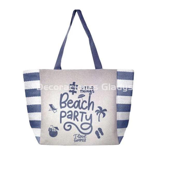 BOLSO Y TOALLA PLAYA BEACH MARINO SUN & SURF - Imagen 1