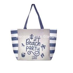 BOLSO Y TOALLA PLAYA BEACH MARINO SUN & SURF - Imagen 1