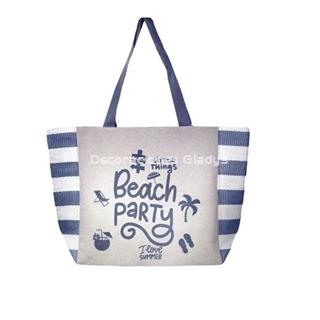 BOLSO Y TOALLA PLAYA BEACH MARINO SUN & SURF - Imagen 1