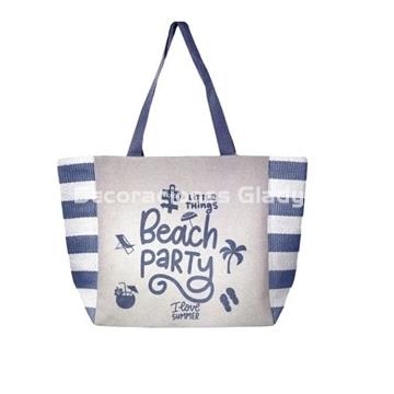BOLSO Y TOALLA PLAYA BEACH MARINO SUN & SURF - Imagen 1