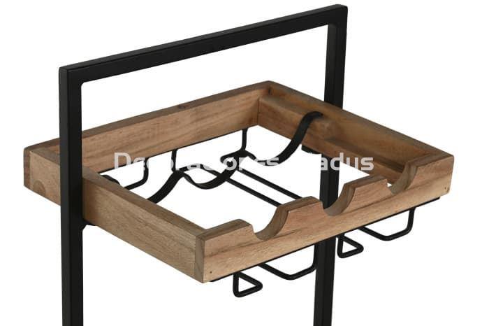 BOTELLERO ACACIA METAL NATURAL - Imagen 3