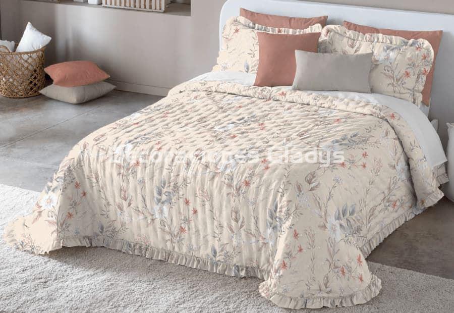 Colcha Bouti ANGORA Color Blanco Tamaño Cama 135 - 235x270