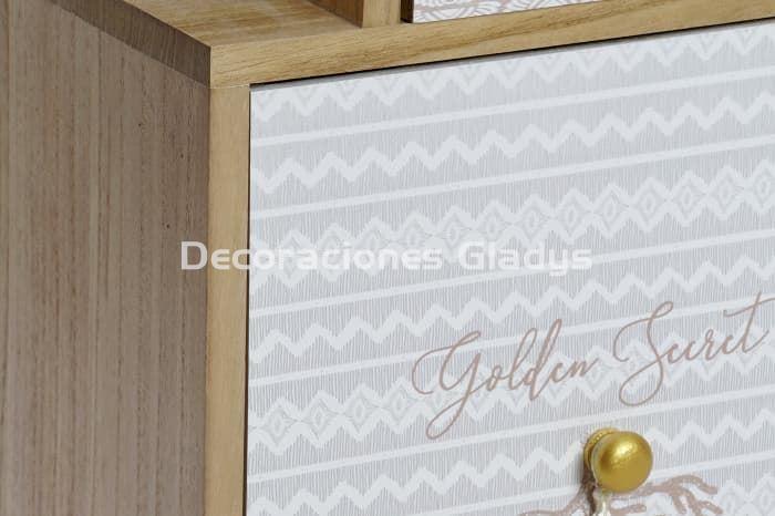 BUFFET PAULOWNIA  12 CAJONES NATURAL - Imagen 2