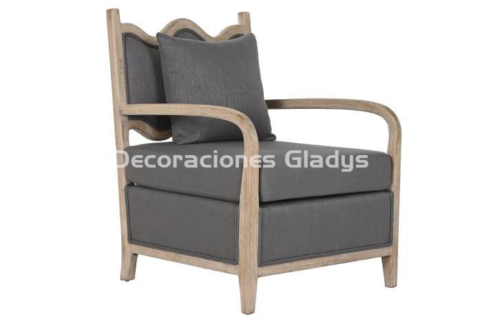 BUTACA ABETO POLIESTER  GRIS OSCURO - Imagen 1