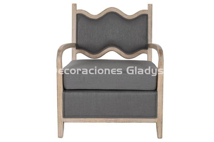 BUTACA ABETO POLIESTER  GRIS OSCURO - Imagen 2