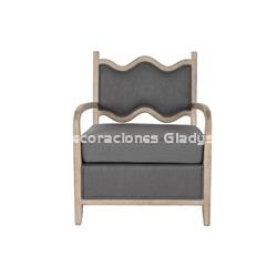 BUTACA ABETO POLIESTER  GRIS OSCURO - Imagen 2