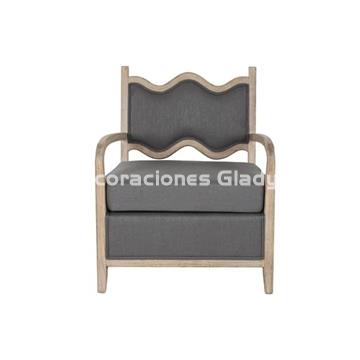 BUTACA ABETO POLIESTER  GRIS OSCURO - Imagen 2