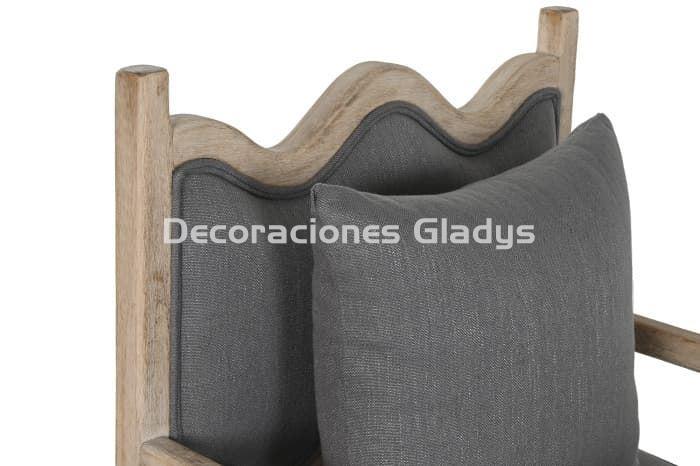 BUTACA ABETO POLIESTER  GRIS OSCURO - Imagen 4