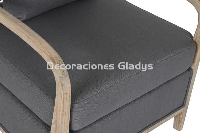 BUTACA ABETO POLIESTER  GRIS OSCURO - Imagen 5
