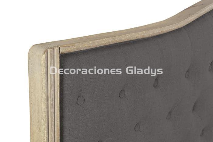 CABECERO CAMA LINO RUBBERWOOD - Imagen 2