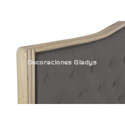 CABECERO CAMA LINO RUBBERWOOD - Imagen 2