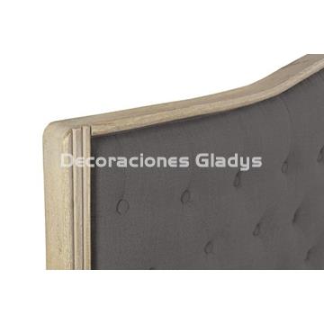 CABECERO CAMA LINO RUBBERWOOD - Imagen 2