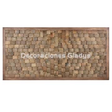 CABECERO CAMA MANGO MODERNO 3D - Imagen 1