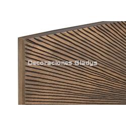 CABECERO CAMA MDF CIRCULOS - Imagen 2