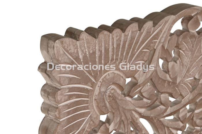 CABECERO CAMA MDF  MANDALA DECAPE NATURAL - Imagen 2