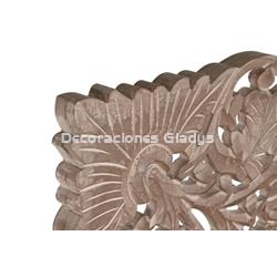 CABECERO CAMA MDF  MANDALA DECAPE NATURAL - Imagen 2