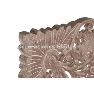 CABECERO CAMA MDF  MANDALA DECAPE NATURAL - Imagen 2