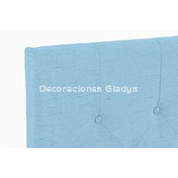CABECERO CAMA POLIESTER RUBBERWOOD - Imagen 2