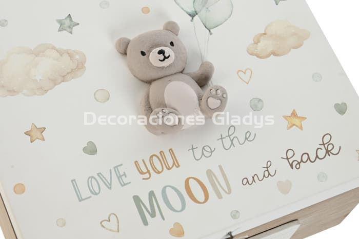 CAJA MDF 20X20X10 BEIGE - Imagen 3