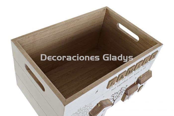 CAJA MDF BLANCO - Imagen 3