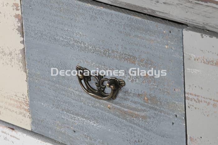 CAJONERA ABETO ENVEJECIDO GRIS - Imagen 3