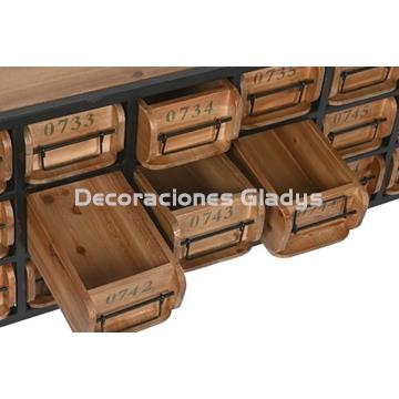 CAJONERA ABETO METAL - Imagen 2