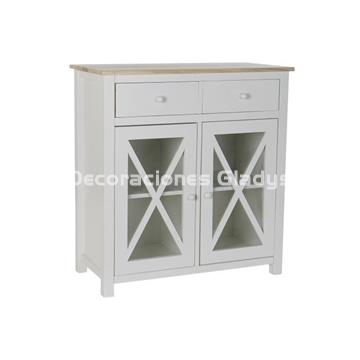 CAJONERA ALAMO CRISTAL  BLANCO - Imagen 1