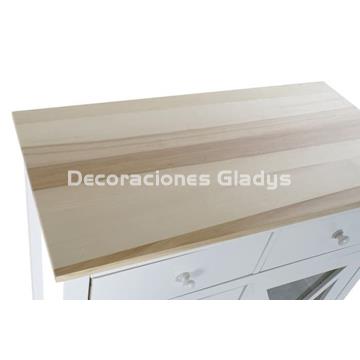 CAJONERA ALAMO CRISTAL  BLANCO - Imagen 2