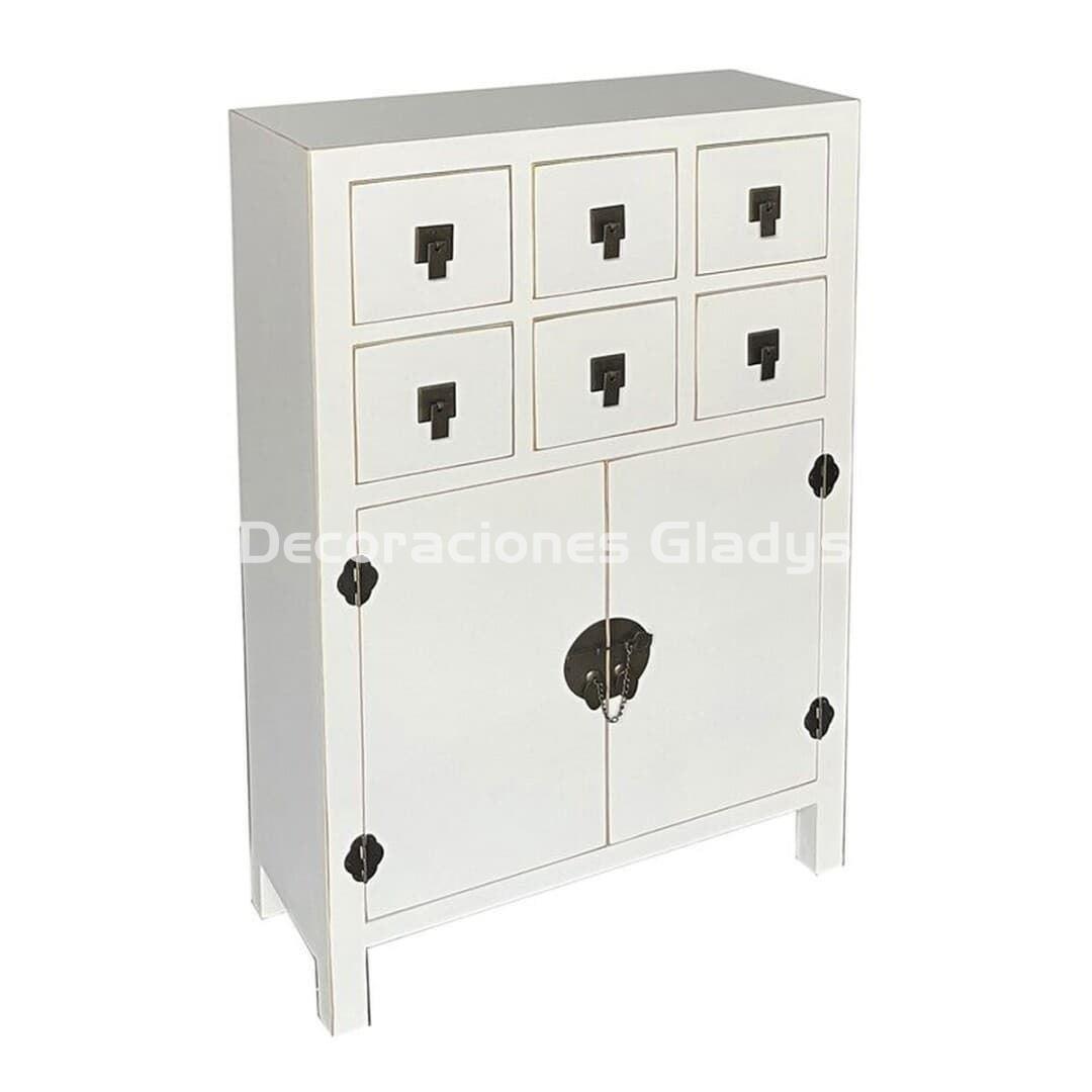 CAJONERA ORIENTAL BLANCO BAIYUN - Imagen 1