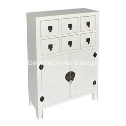 CAJONERA ORIENTAL BLANCO BAIYUN - Imagen 1