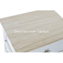 CAJONERA PAULOWNIA MIMBRE  3 CAJONES - Imagen 2