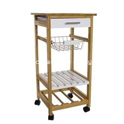 CARRO AUXILIAR COCINA BAMBU - Imagen 1