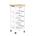 CARRO AUXILIAR COCINA BLANCO -KIT - Imagen 1