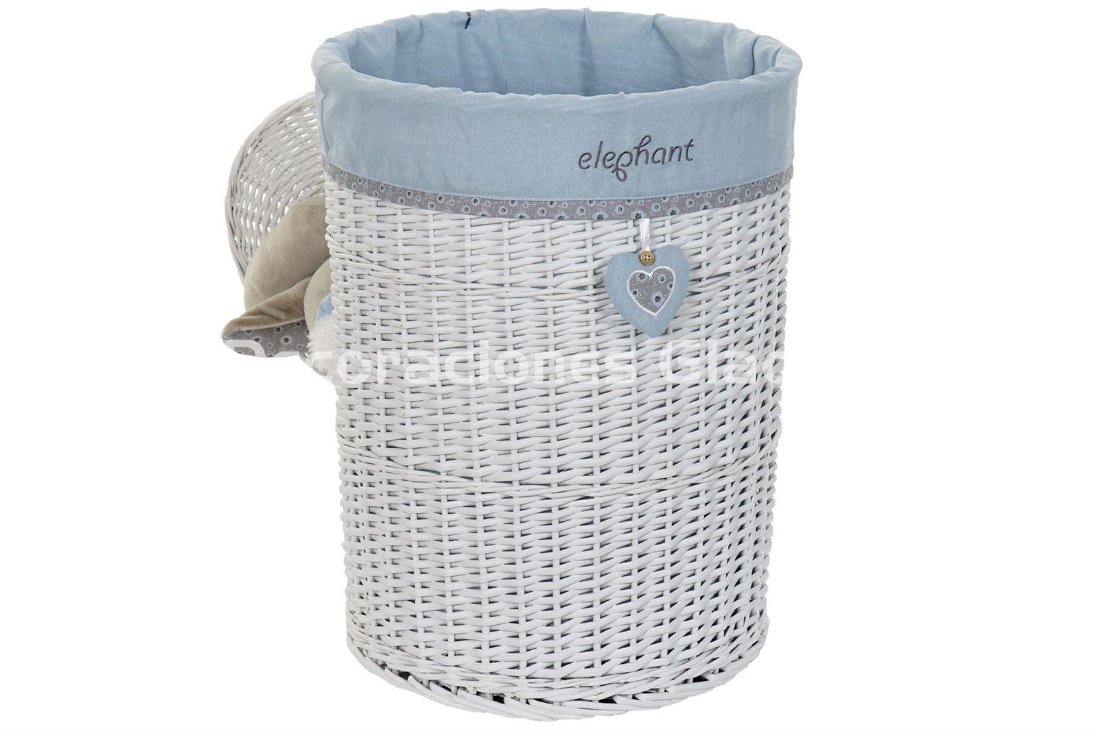 CESTA SET 4 MIMBRE POLIESTER  ELEFANTE - Imagen 4