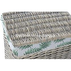 CESTA SET 5 MIMBRE POLIESTER  VERDE - Imagen 2