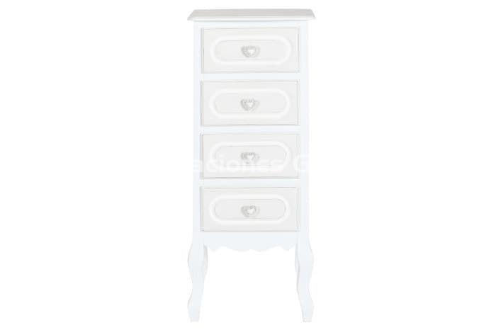 CHIFONIER MADERA MDF BLANCO - Imagen 1