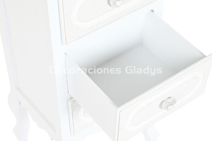 CHIFONIER MADERA MDF BLANCO - Imagen 5