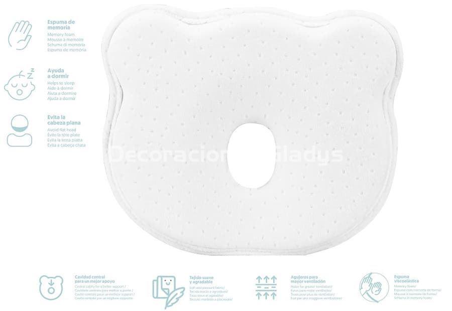 Almohada Cojín Para Bebe Anti-plagiocefalia Cabeza Plana