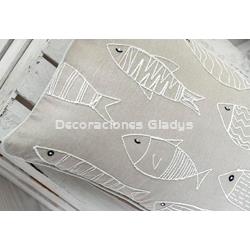 COJIN AZURIA FISH - Imagen 1